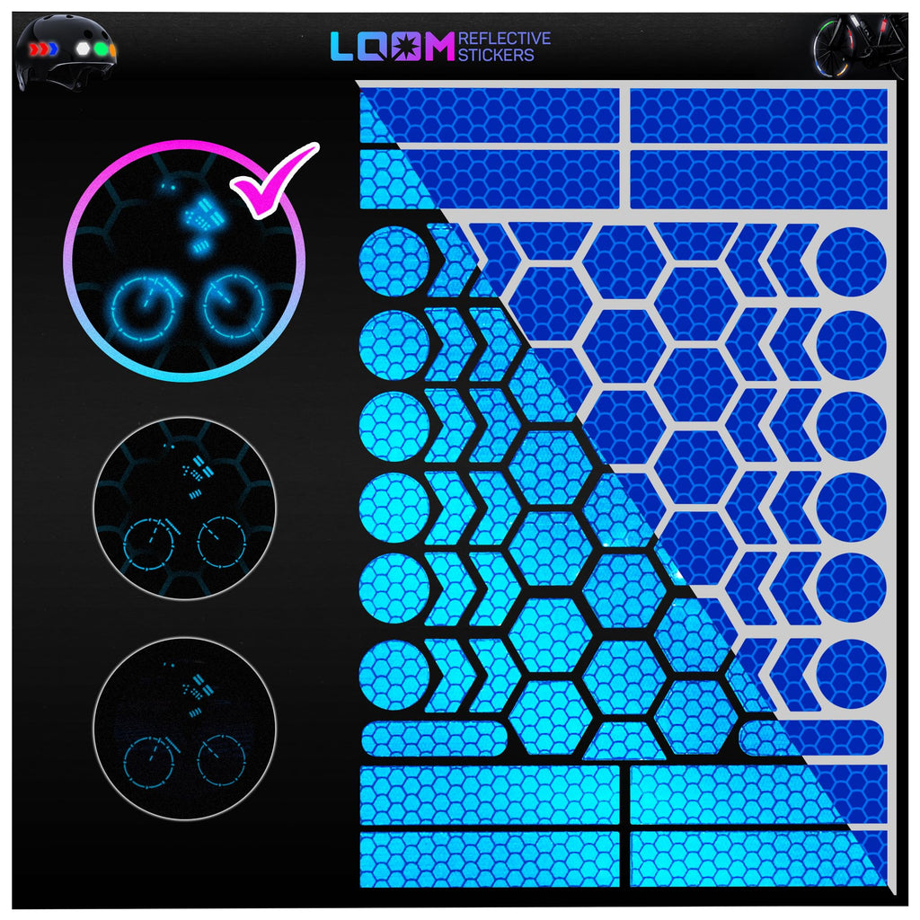 LOOM® Reflective Stickers for Bikes & Helmets