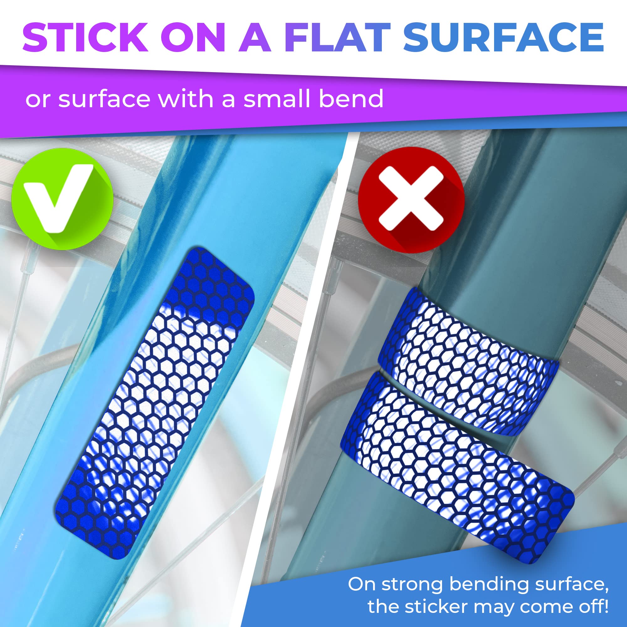 LOOM® Reflective Stickers for Bikes & Helmets