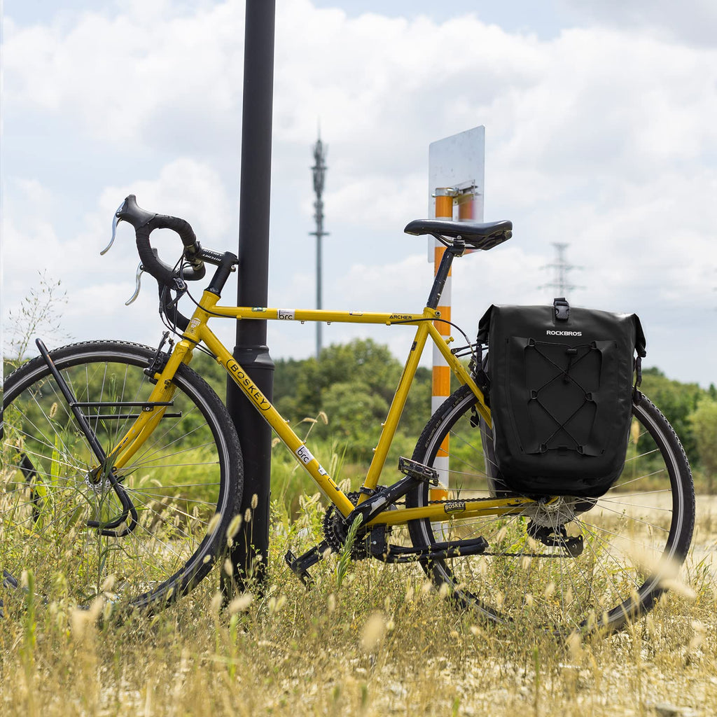 ROCKBROS Bike Panniers Waterproof Max 30L Capacity Cycling Traveling 1 Pack