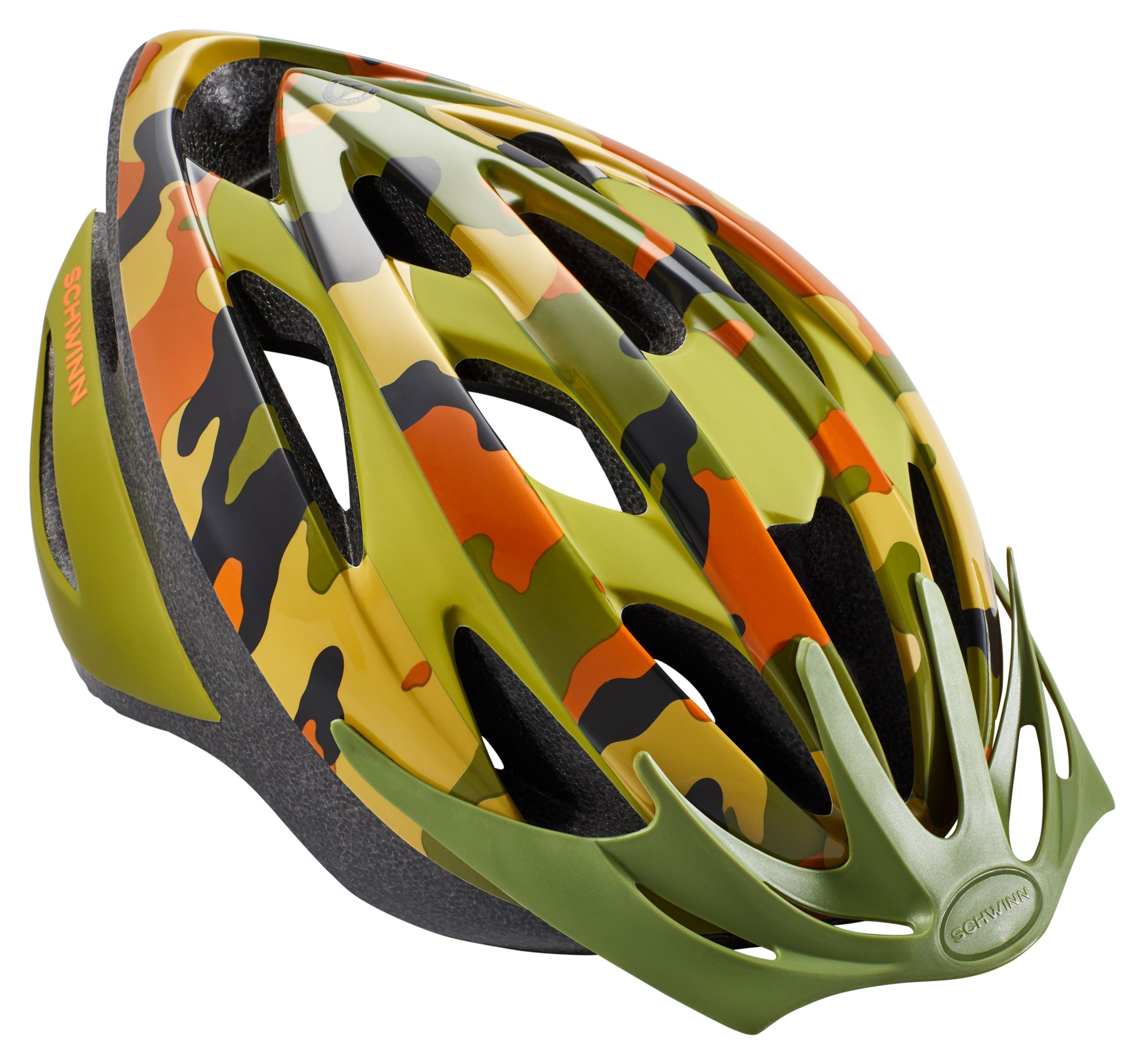 Schwinn Thrasher Helmet for Kids, Size 55-58 cm for Kids 8-14, Lightweight Microshell, Adjustable Dial & Straps, Interior Padding, Air Vents, Visor, Helmet for Boys and Girls