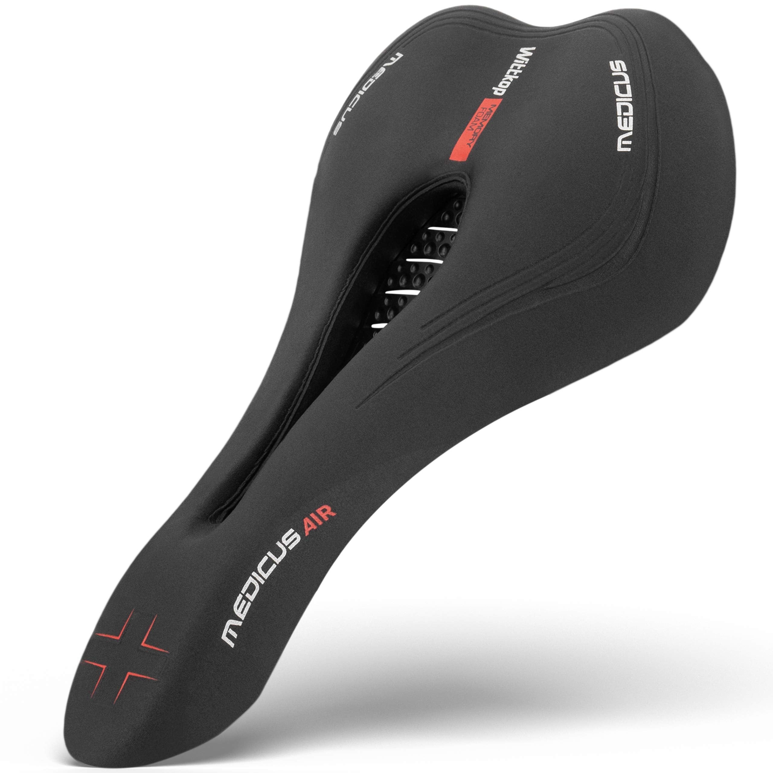 Wittkop Bike Seat I Bicycle Seat for Men and Women, Waterproof Bike Saddle with Innovative 5-Zone-Concept I Exercise Bike Seat for BMX, MTB & Road