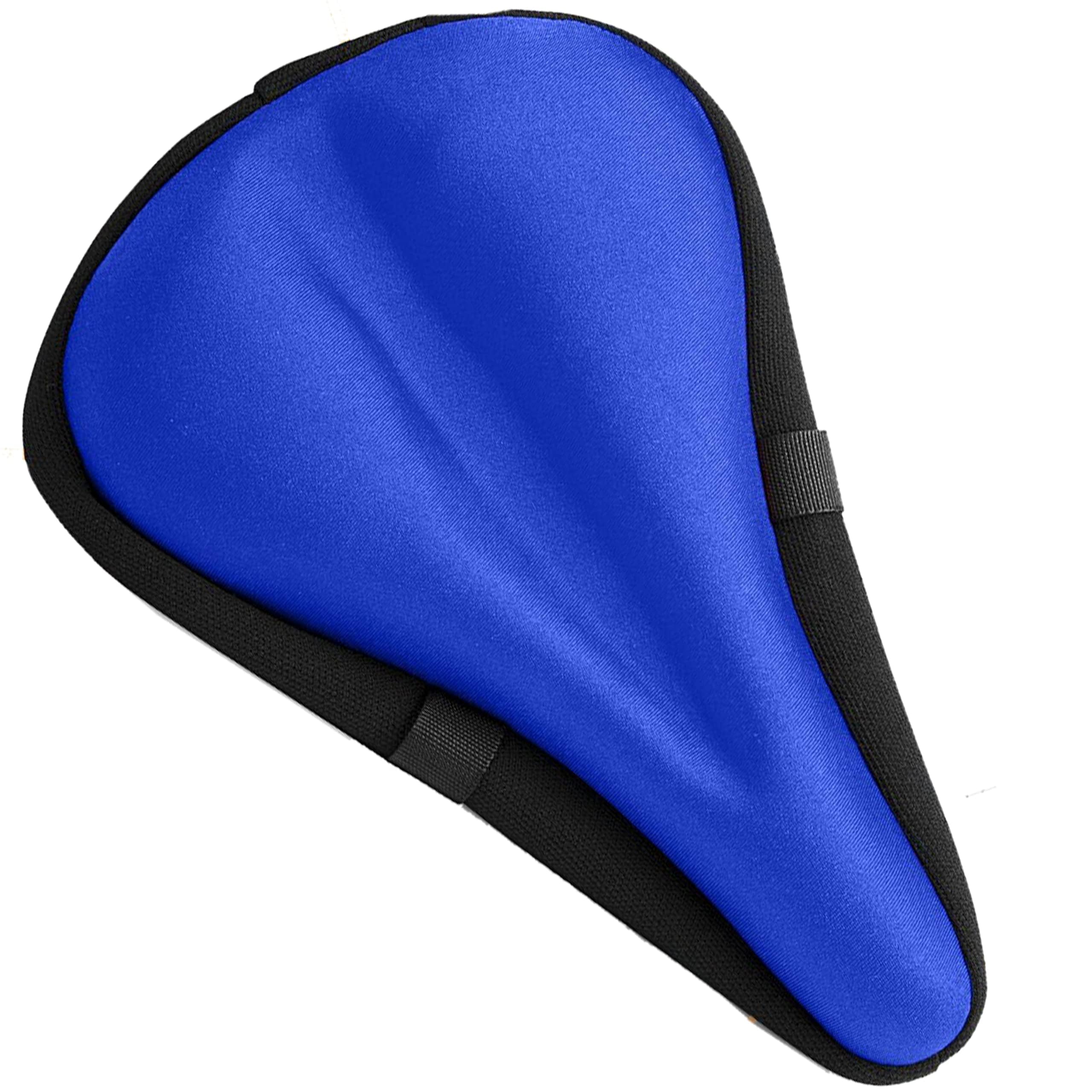 Bikeroo Comfort Bike Seat Cushion - Padded Gel Cover for Exercise, Mountain & Road Bikes, Universal Fit for Peloton & Stationary Bikes