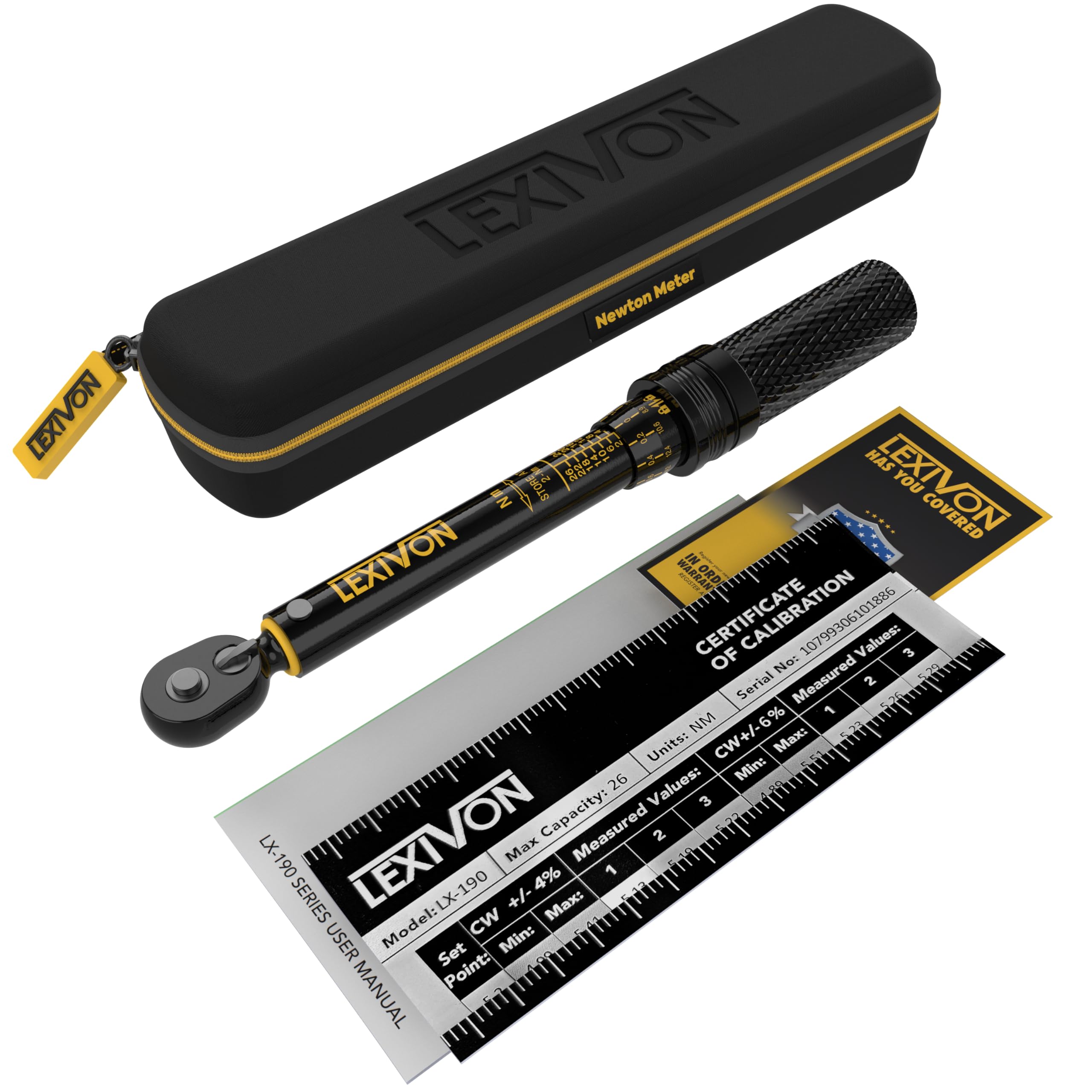 Lexivn quarter inch torque wrench variation