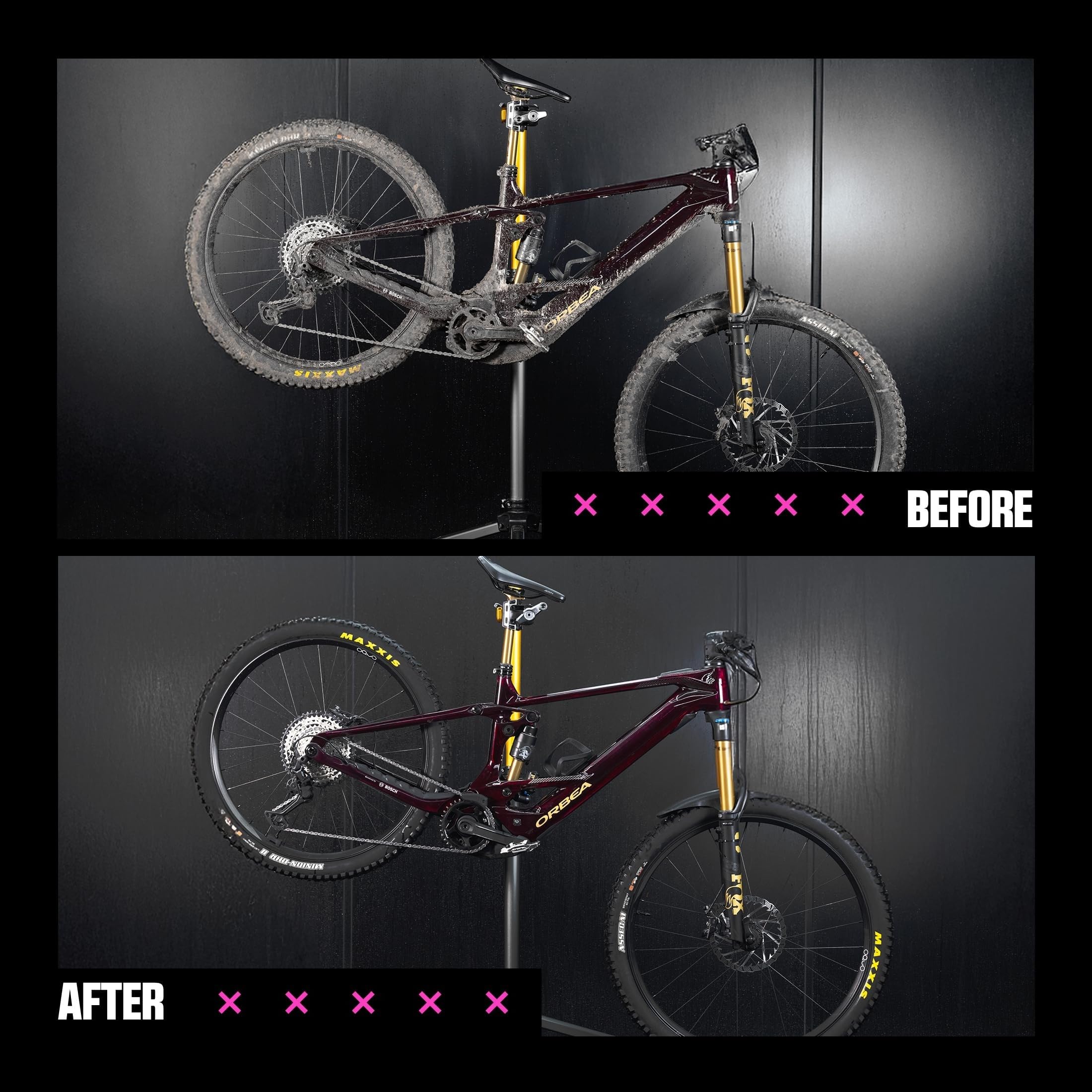 Muc Off Ultimate Bicycle Cleaning Kit - Must-Have Kit to Clean, Protect and Lube Your Bike - Includes Bike Cleaner, Bike Protect, Brushes and More