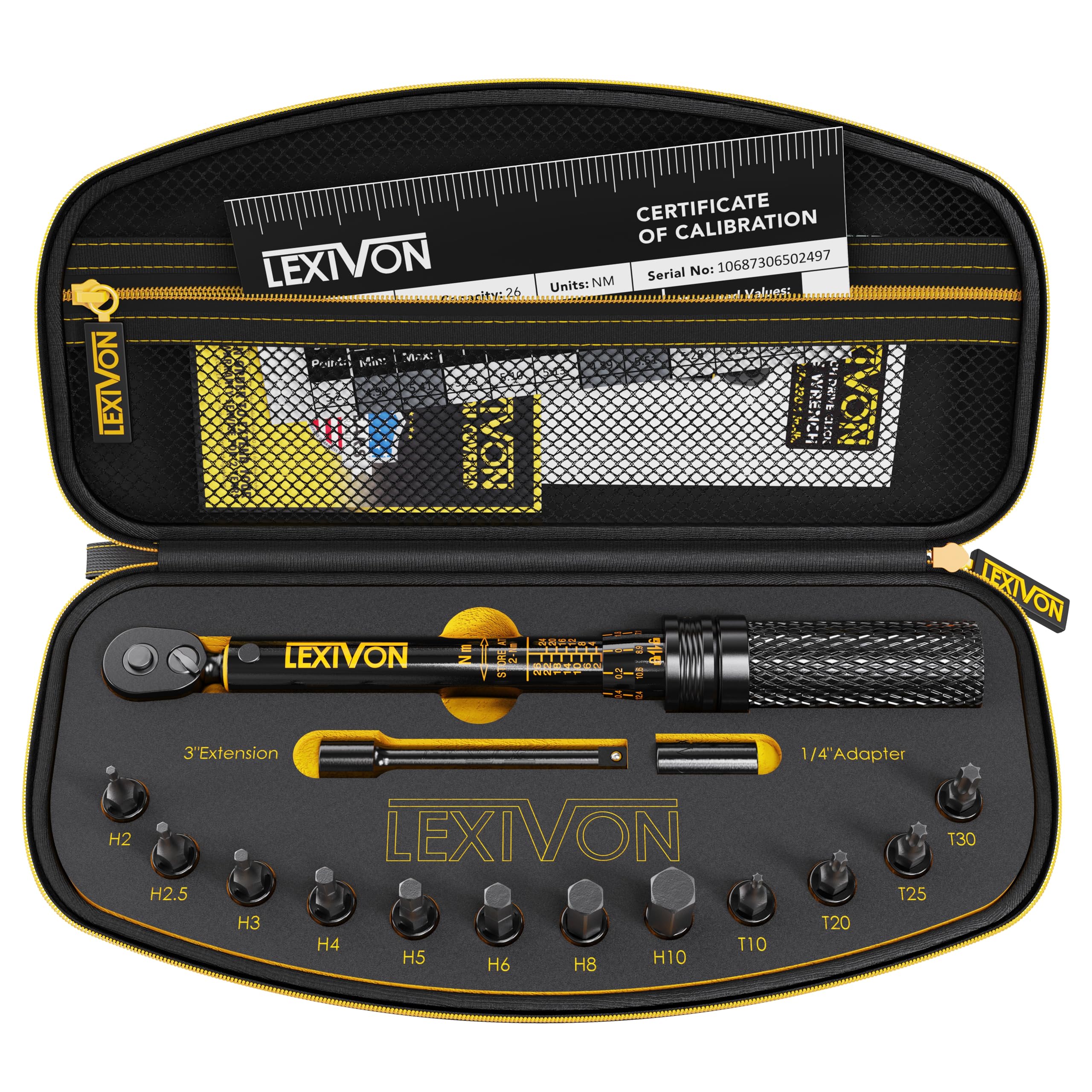 Lexivn quarter inch torque wrench variation